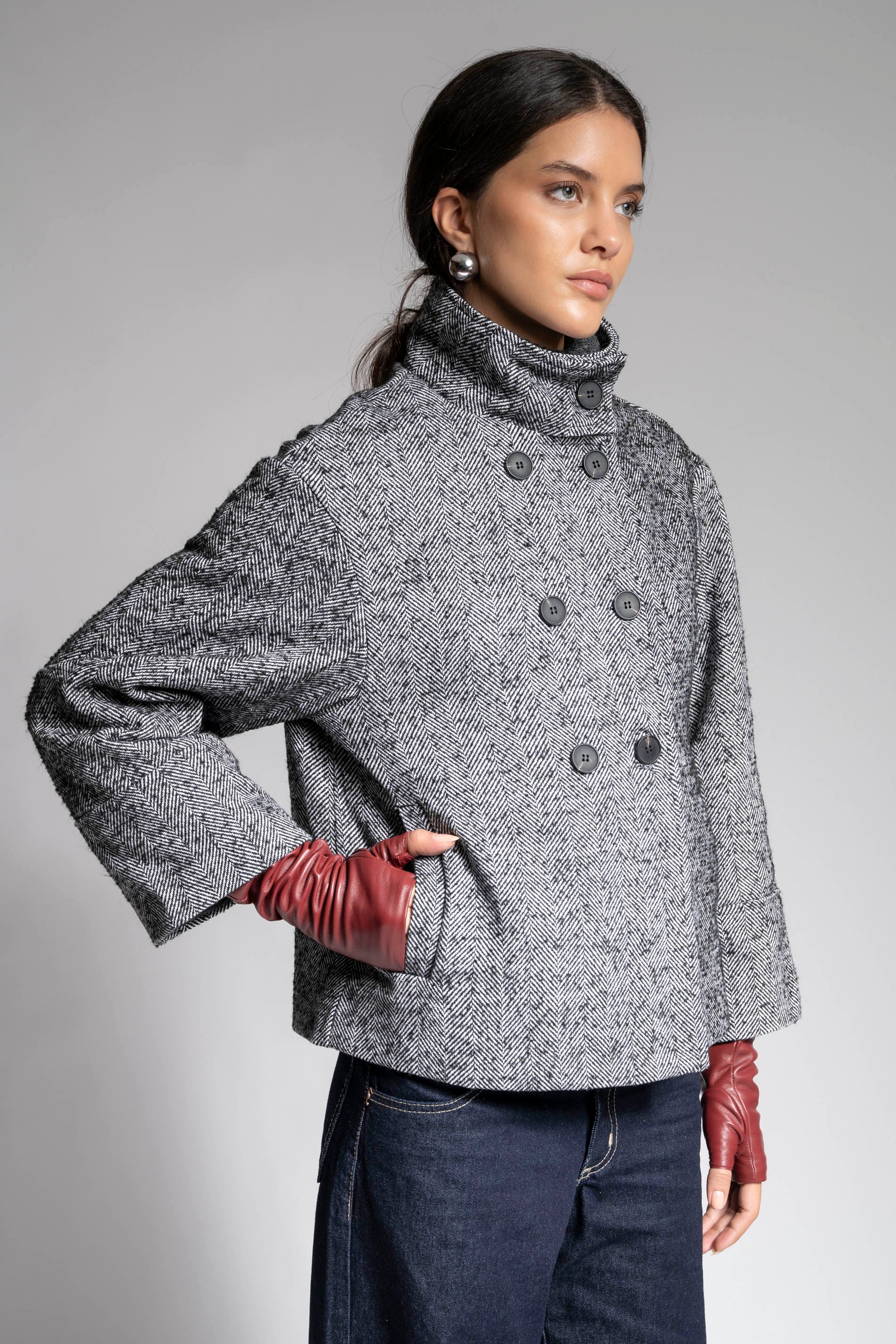 CHAQUETA TORINO gris