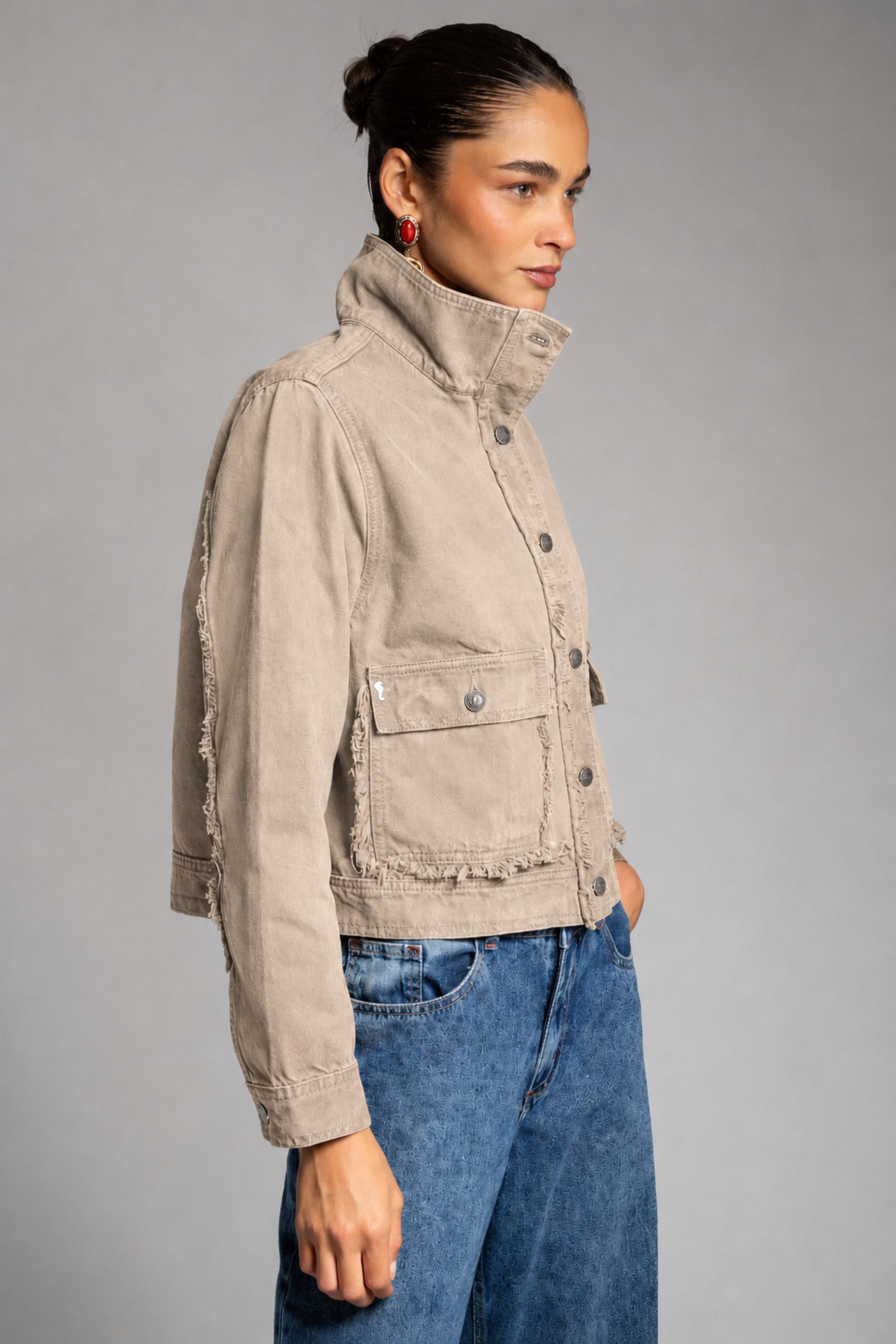 CHAQUETA TESSA beige