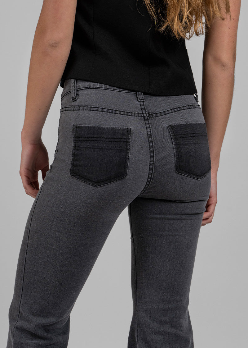 JEANS ADA gris bicolor