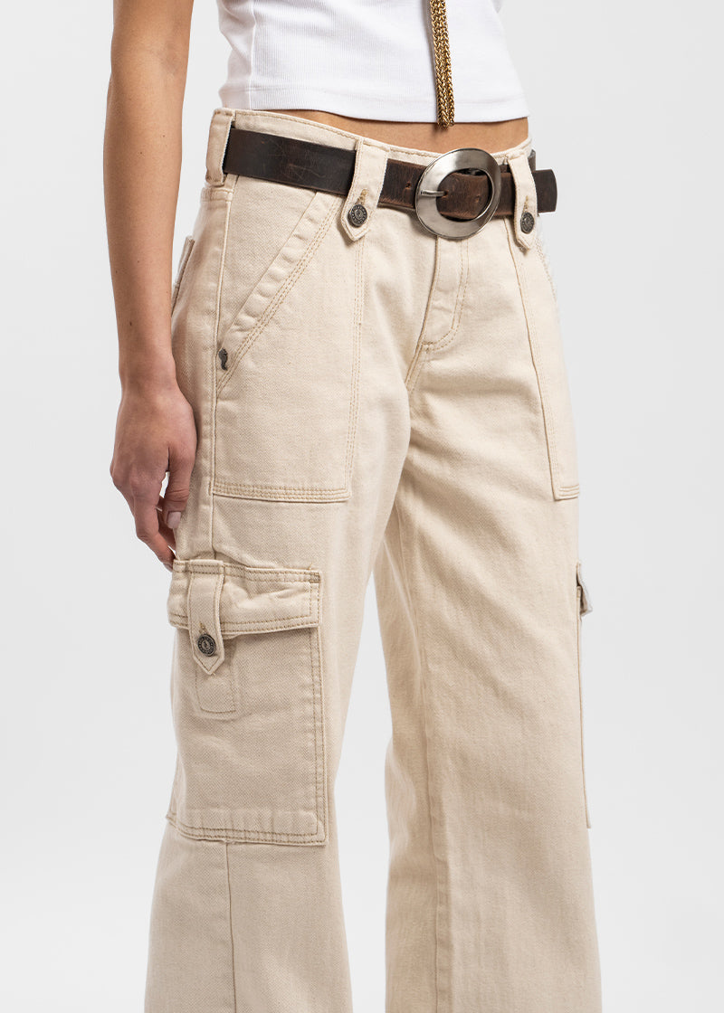 JEANS JUANA crudo