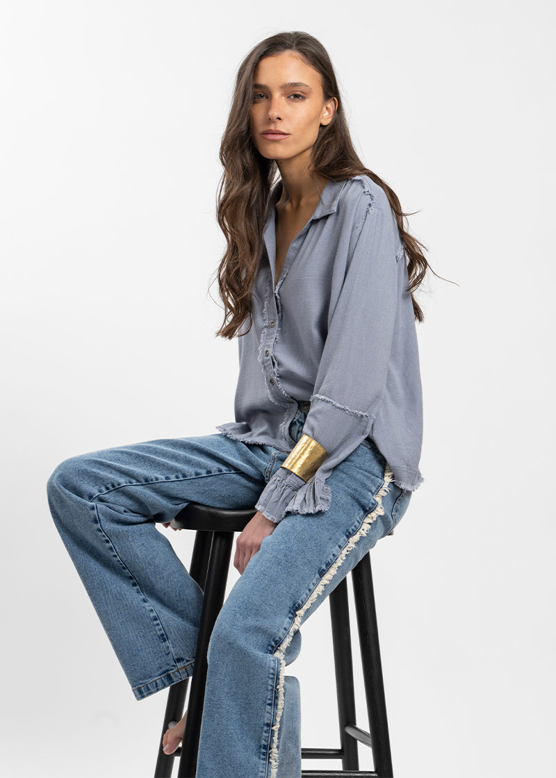 JEANS LEVA celeste