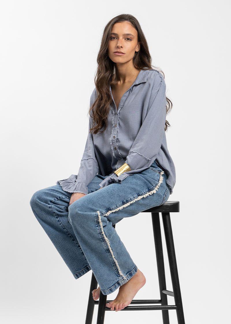 JEANS LEVA celeste