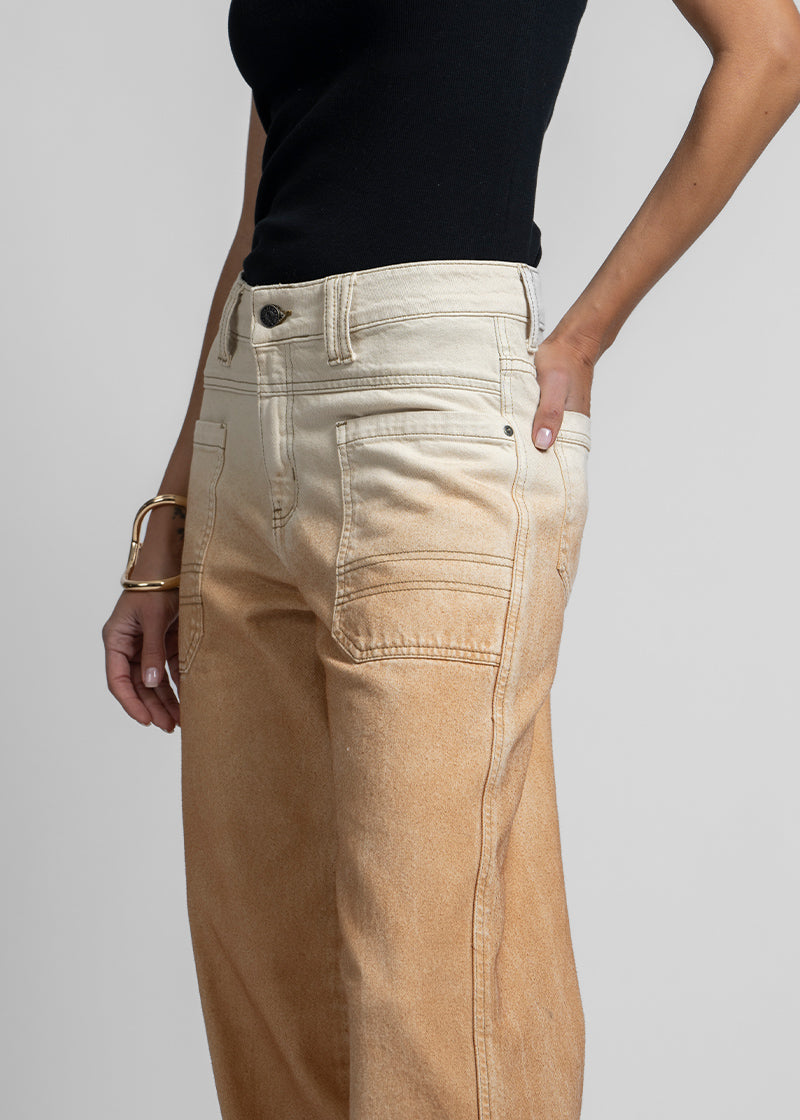 JEANS TALI Wide Leg crudo/oxidado