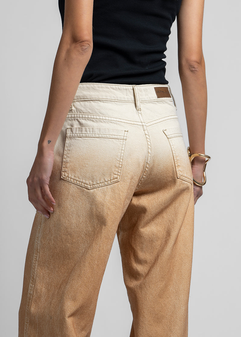 JEANS TALI Wide Leg crudo/oxidado