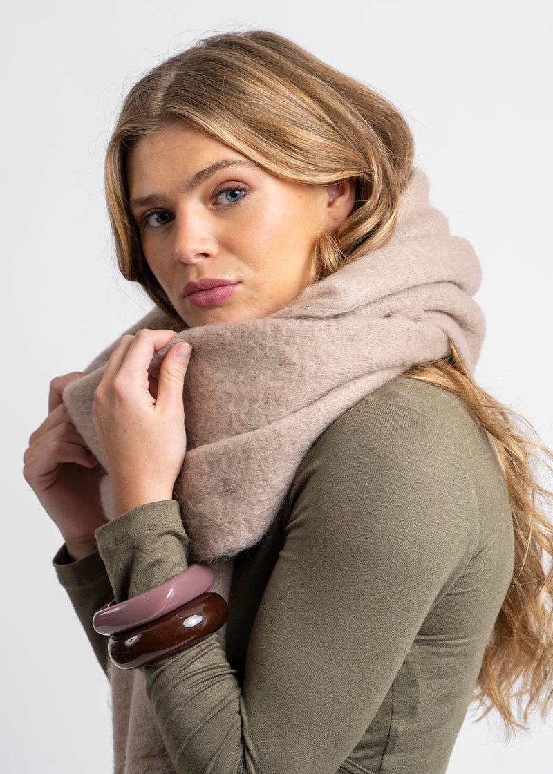 MAXI BUFANDA beige