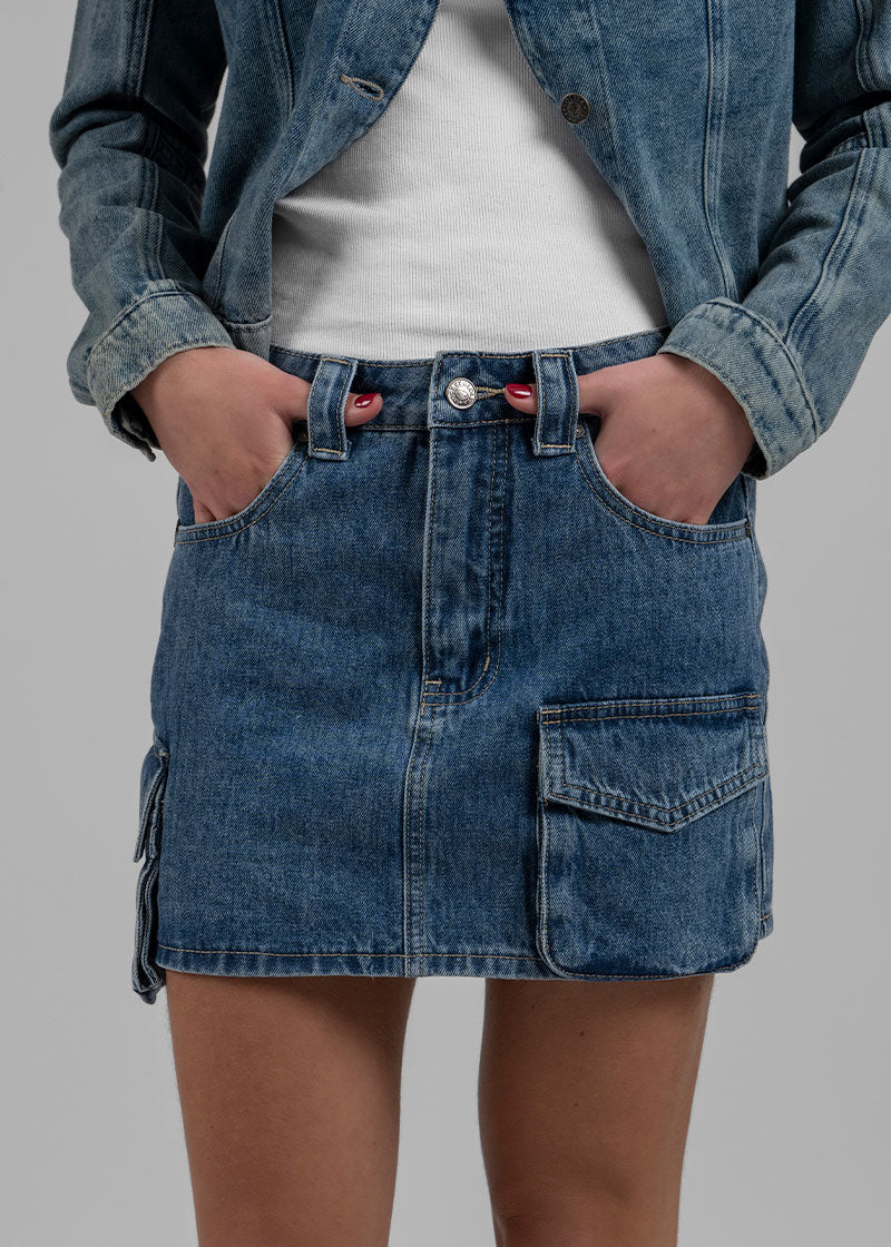 MINI CARGO CAYETANA denim