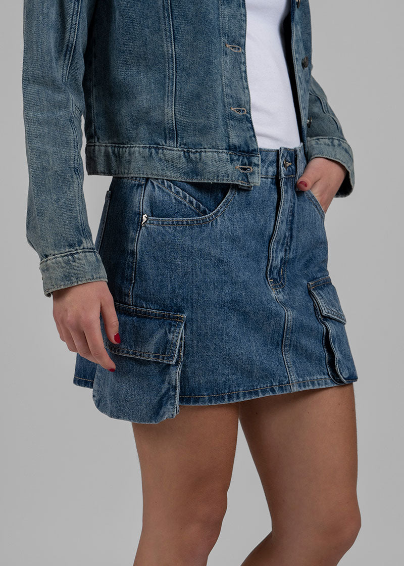 MINI CARGO CAYETANA denim