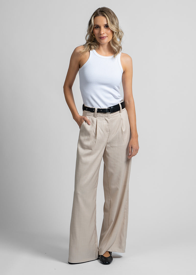 PANTALÓN MOIRA beige