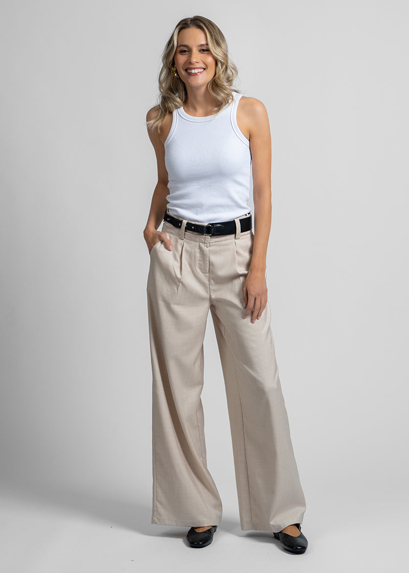 PANTALÓN MOIRA beige