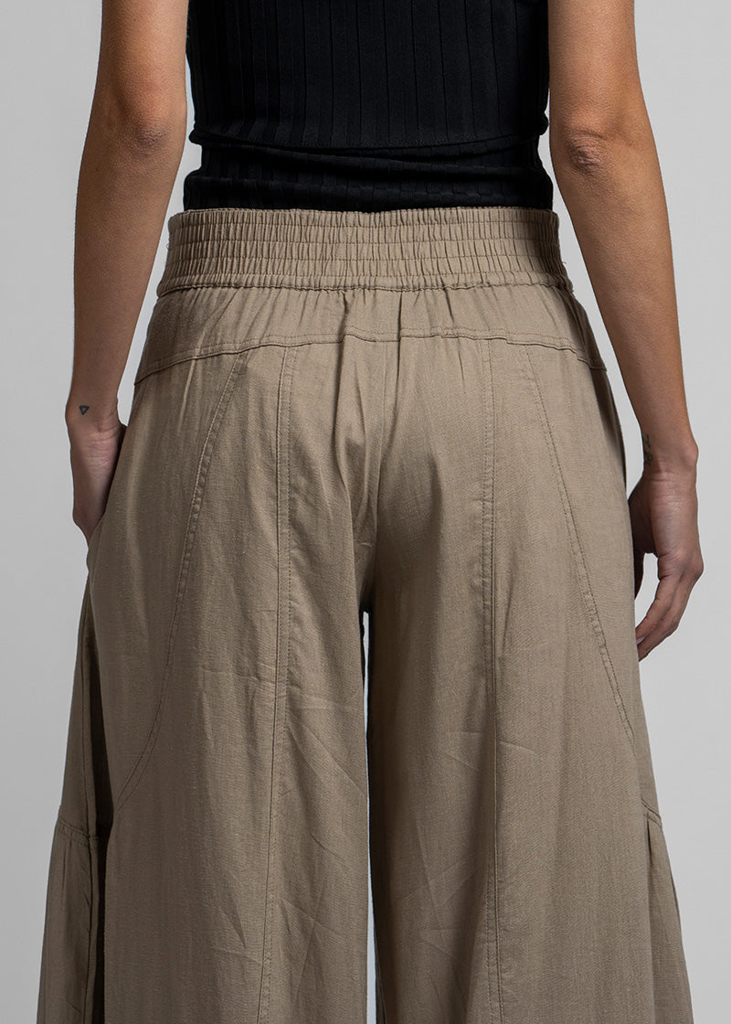 PANTALÓN FLO L Lino beige