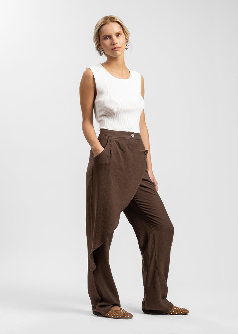 PANTALÓN ARIA café