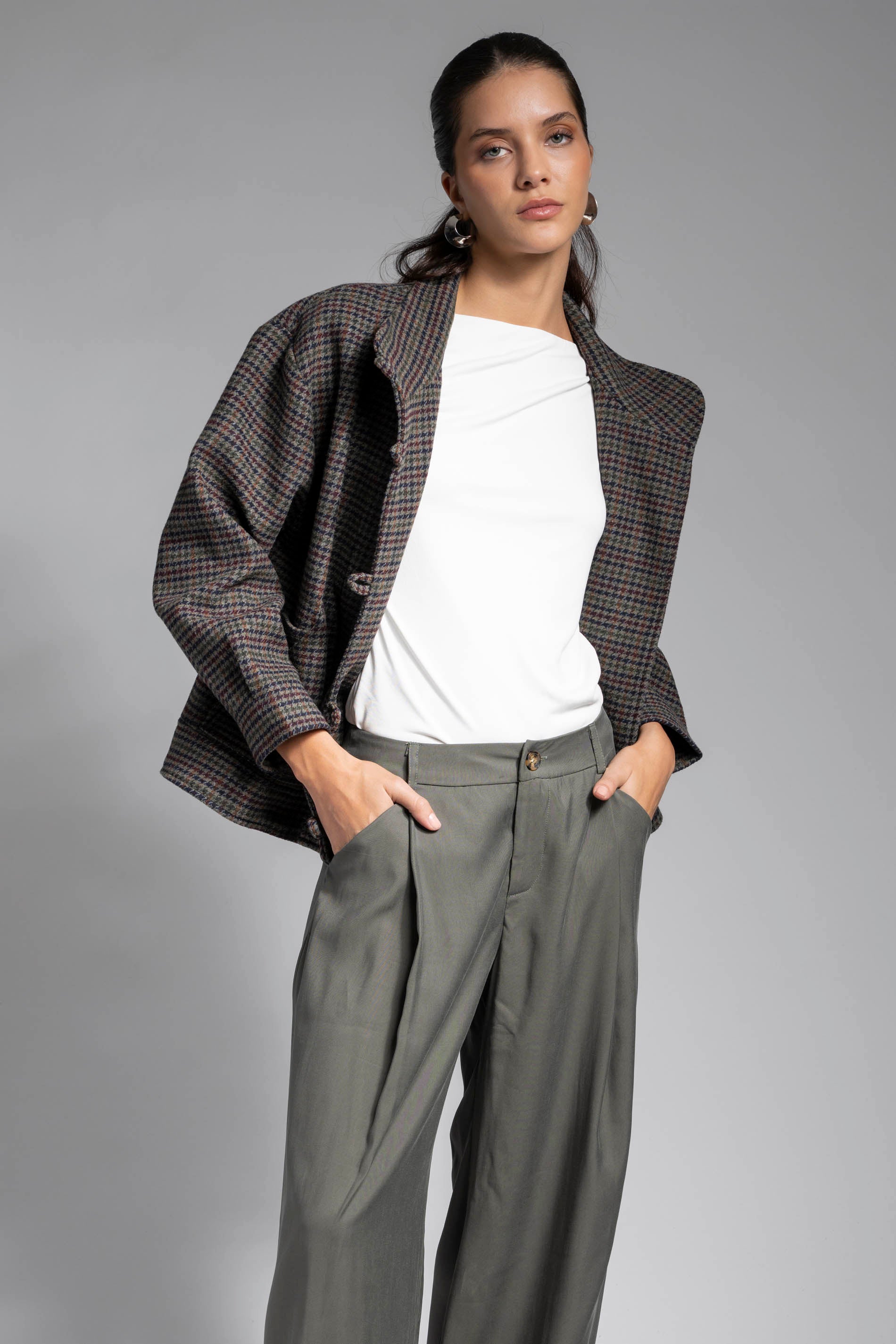 PANTALÓN GINA verde militar