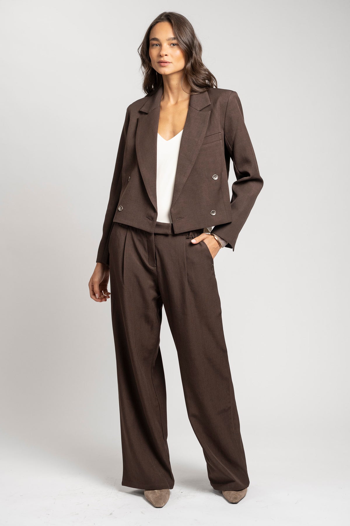 PANTALÓN GRACE chocolate - 32