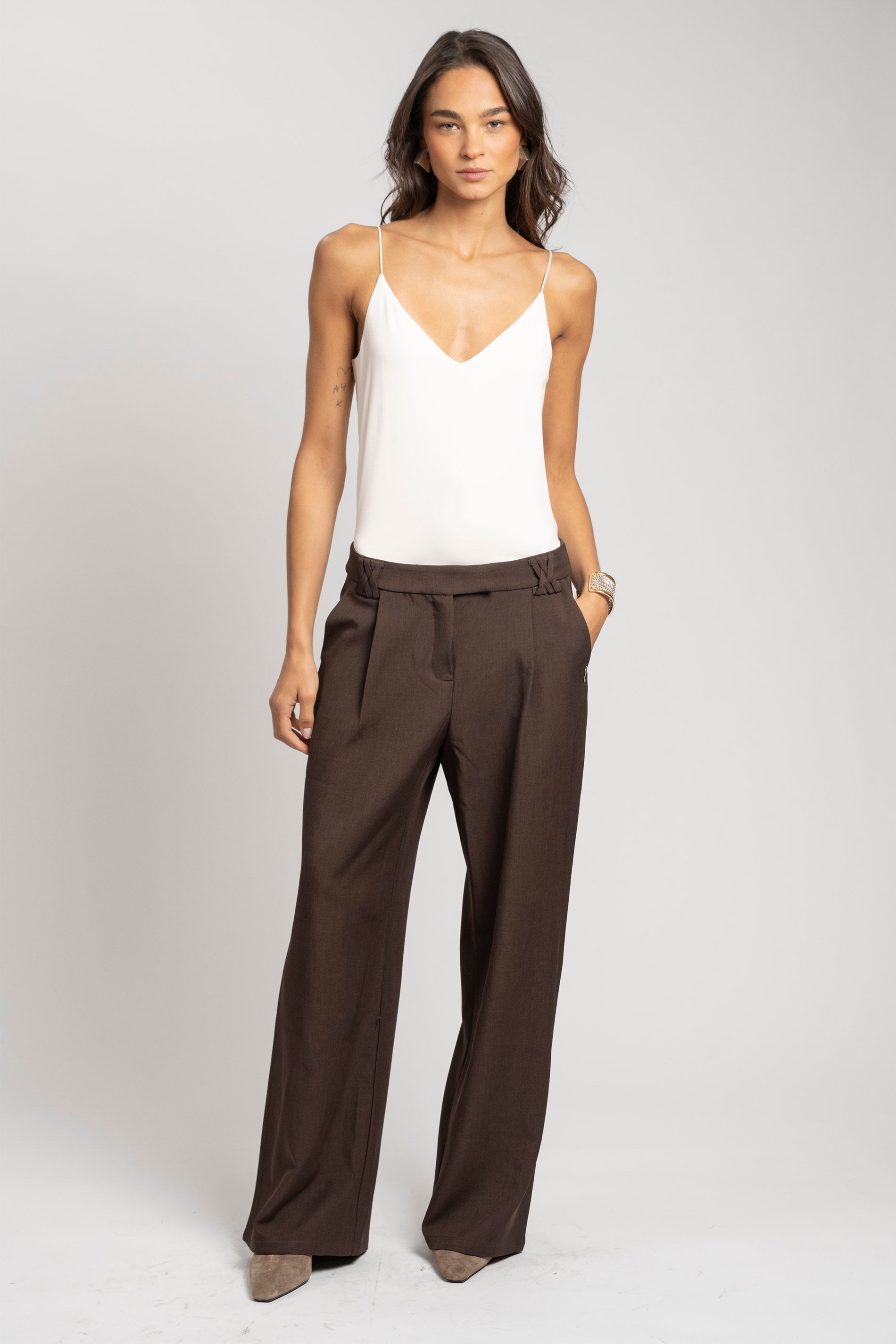 PANTALÓN GRACE chocolate