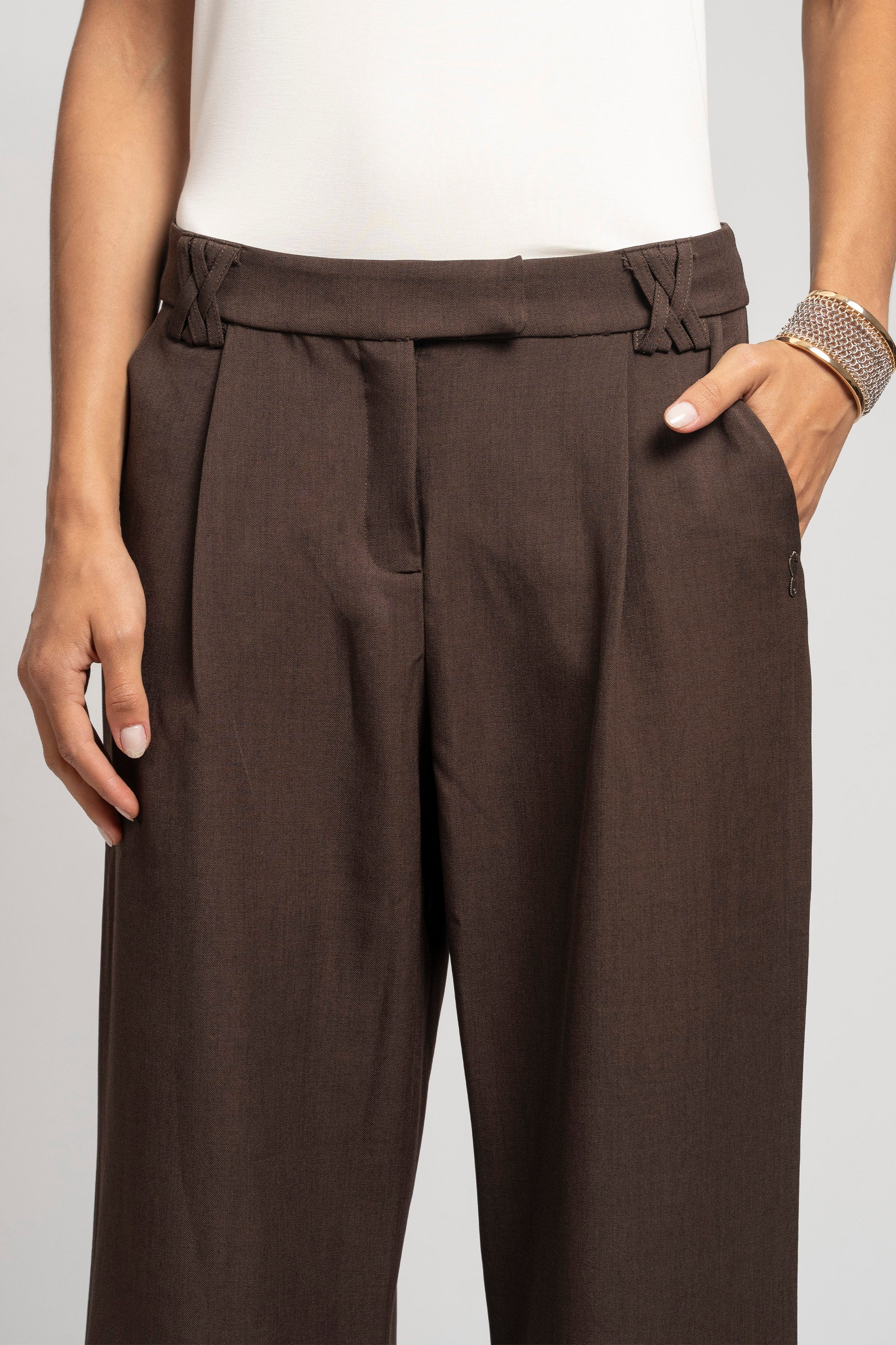 PANTALÓN GRACE chocolate