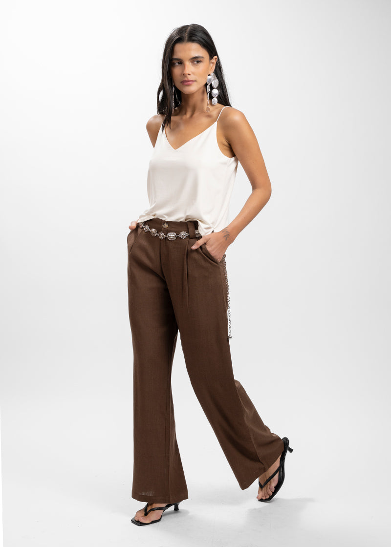 PANTALÓN JULIETA chocolate