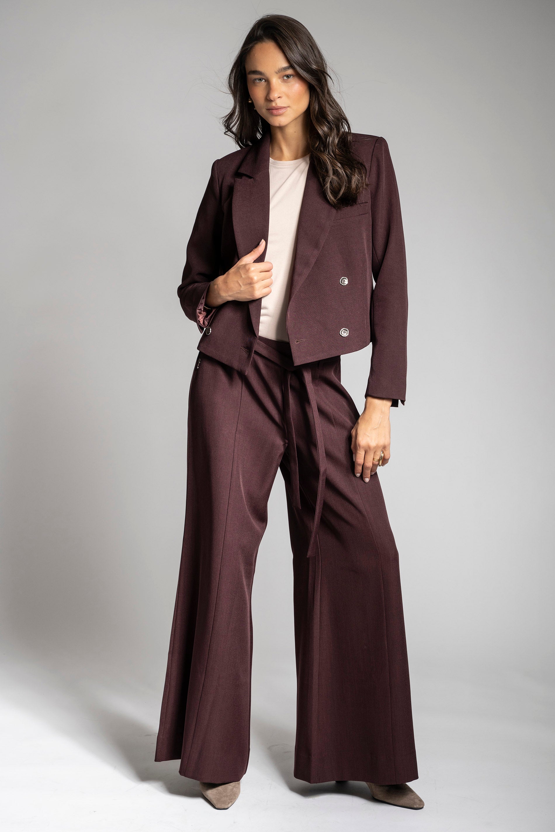 PANTALÓN LIN burdeo