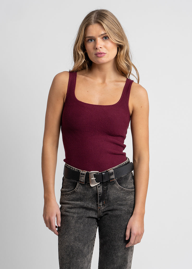 POLERA COLO burdeo