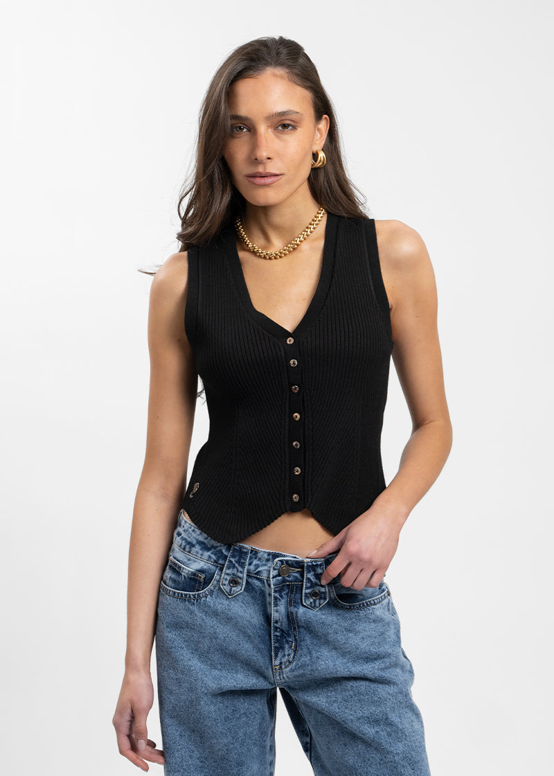 POLERA GRETA negro
