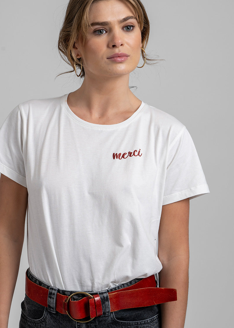 POLERA MERCI blanco