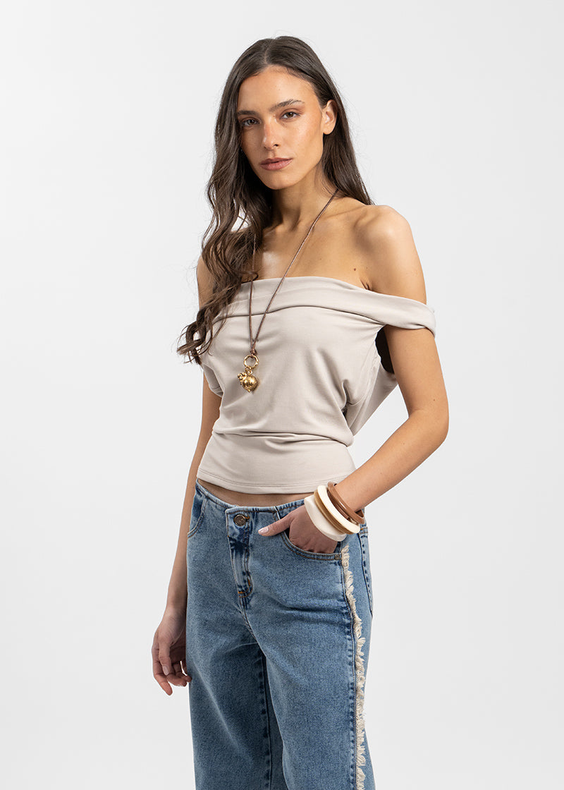 POLERA NOA beige