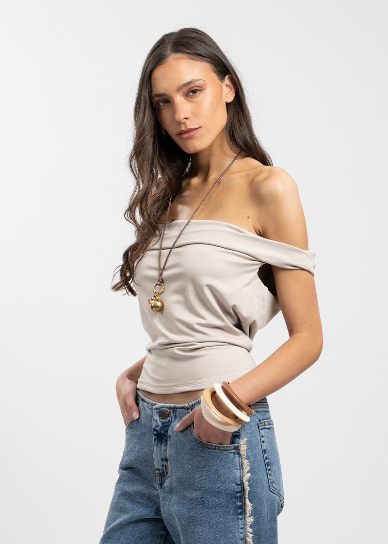POLERA NOA beige