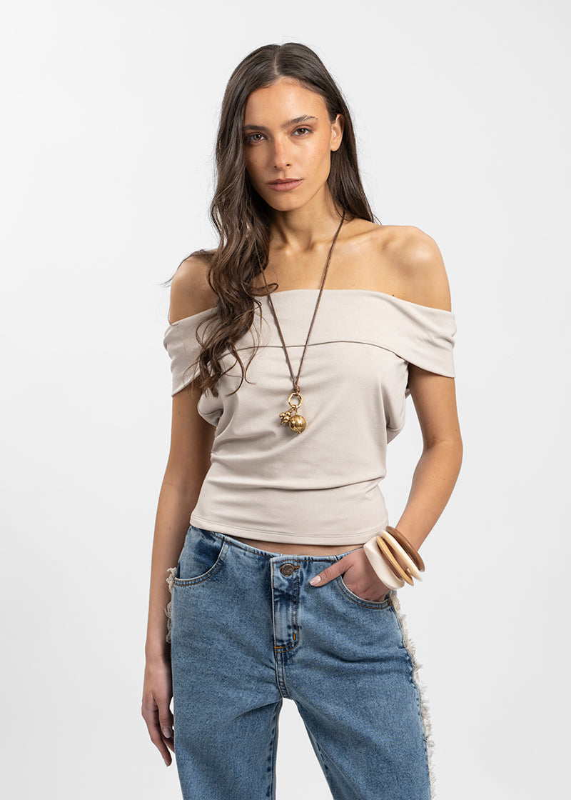 POLERA NOA beige