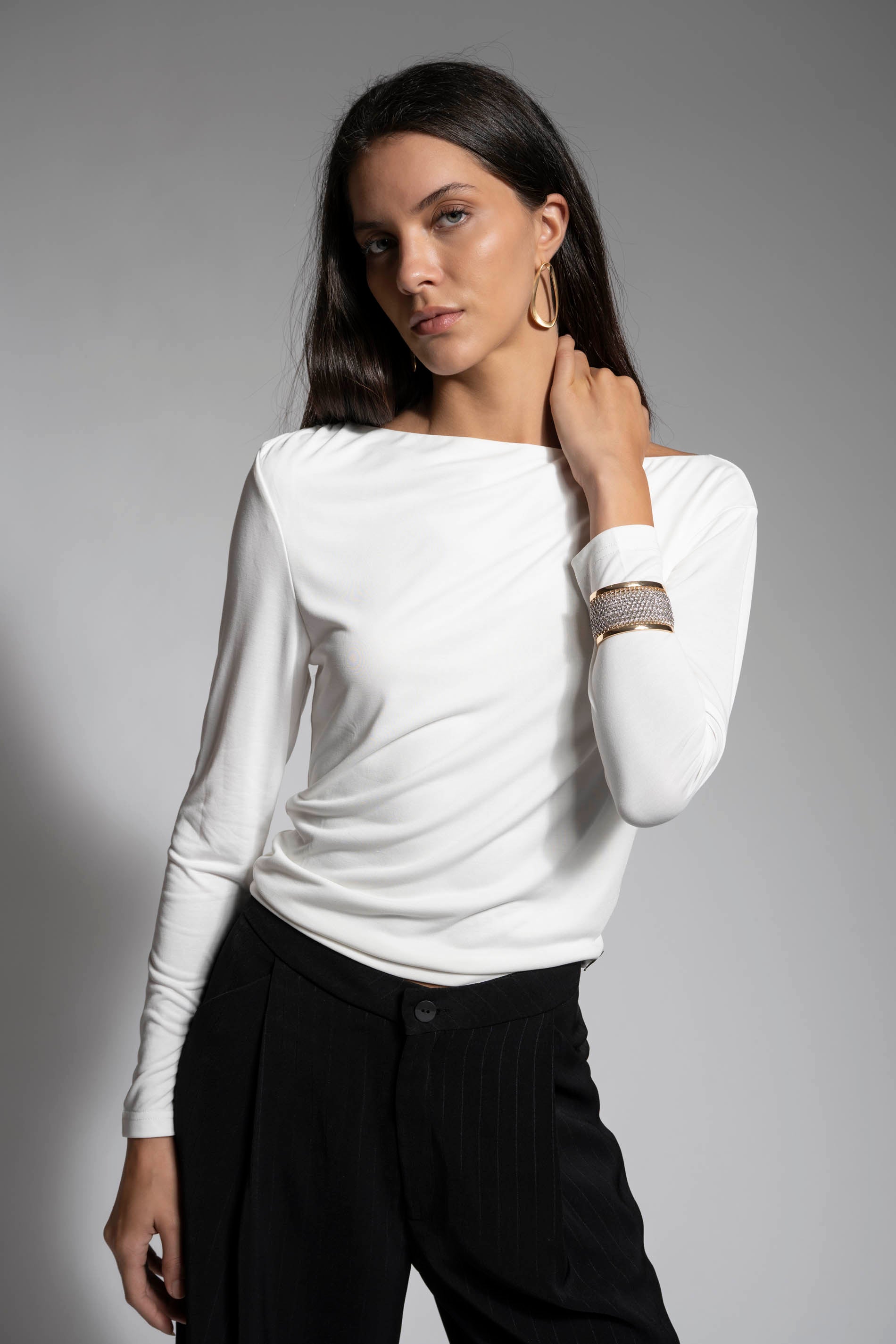 POLERA CECILE blanco