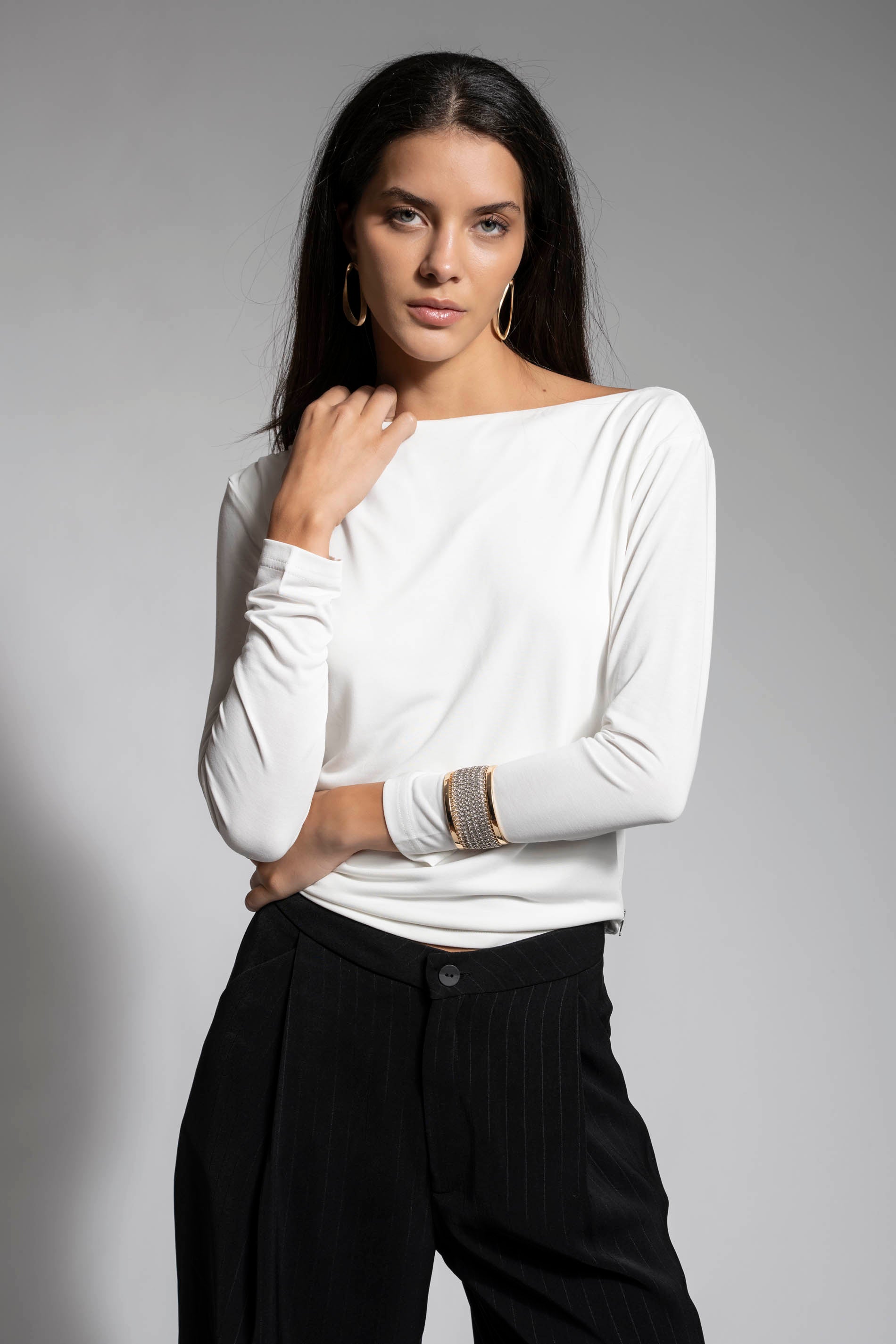 POLERA CECILE blanco