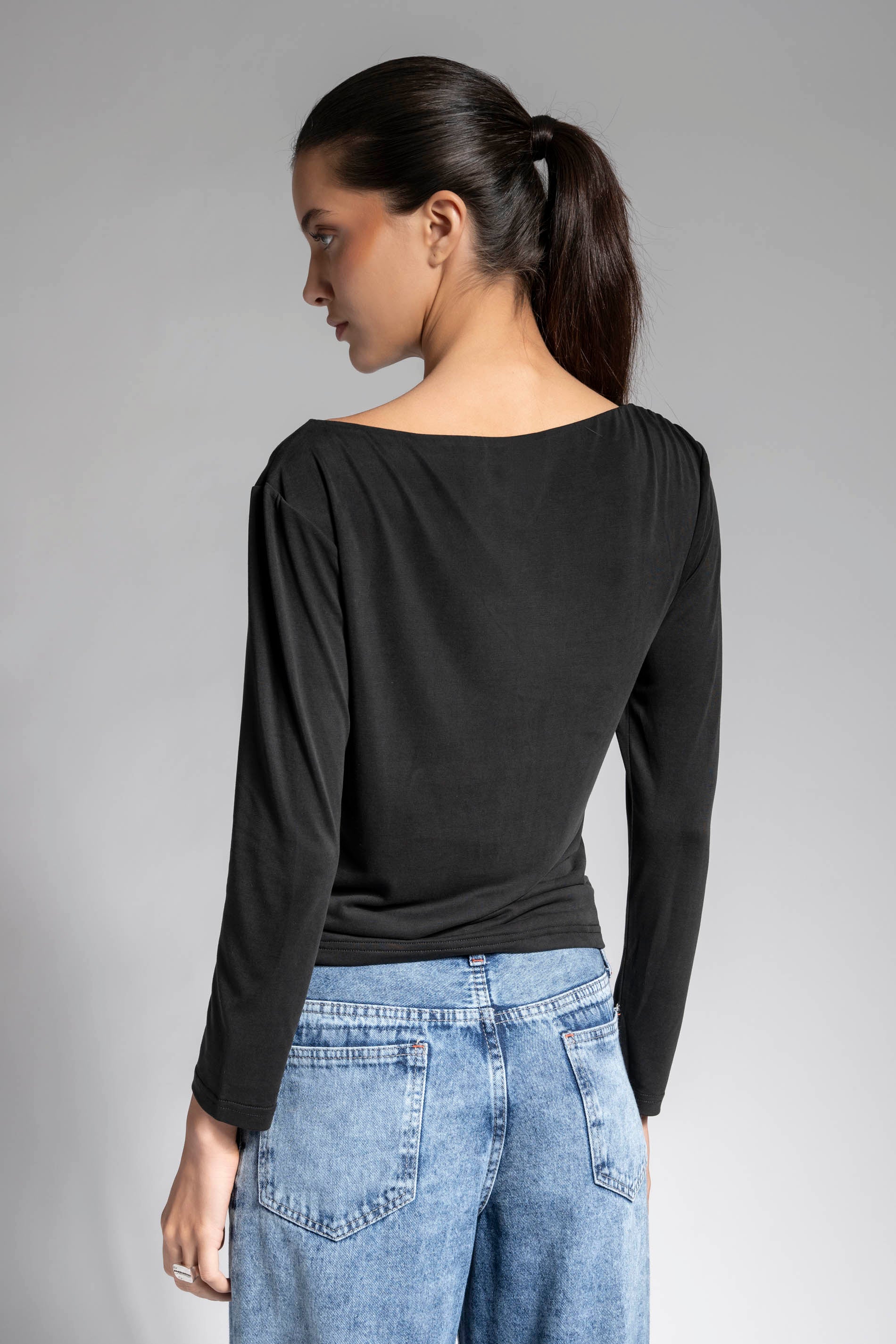 POLERA CECILE negro