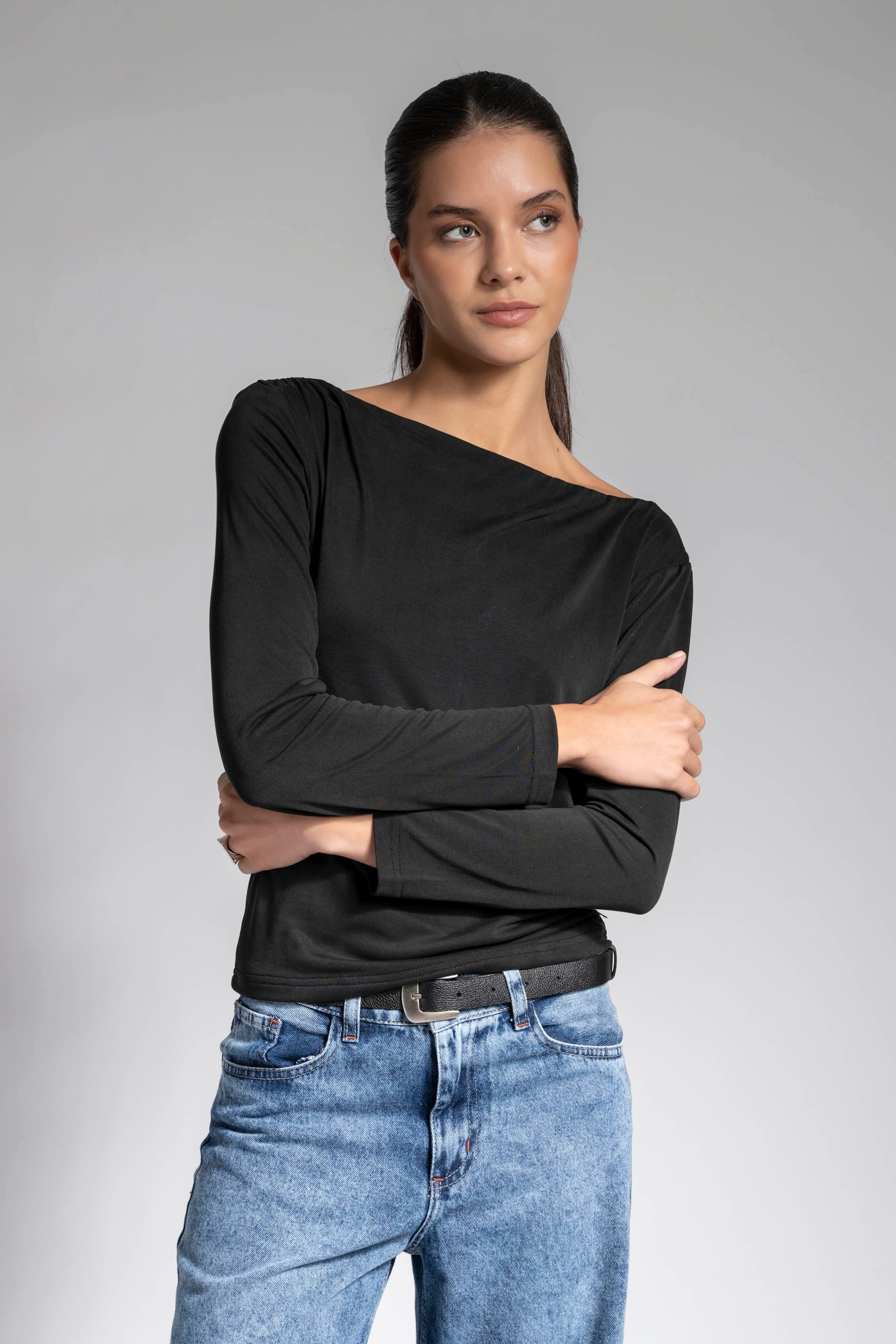 POLERA CECILE negro