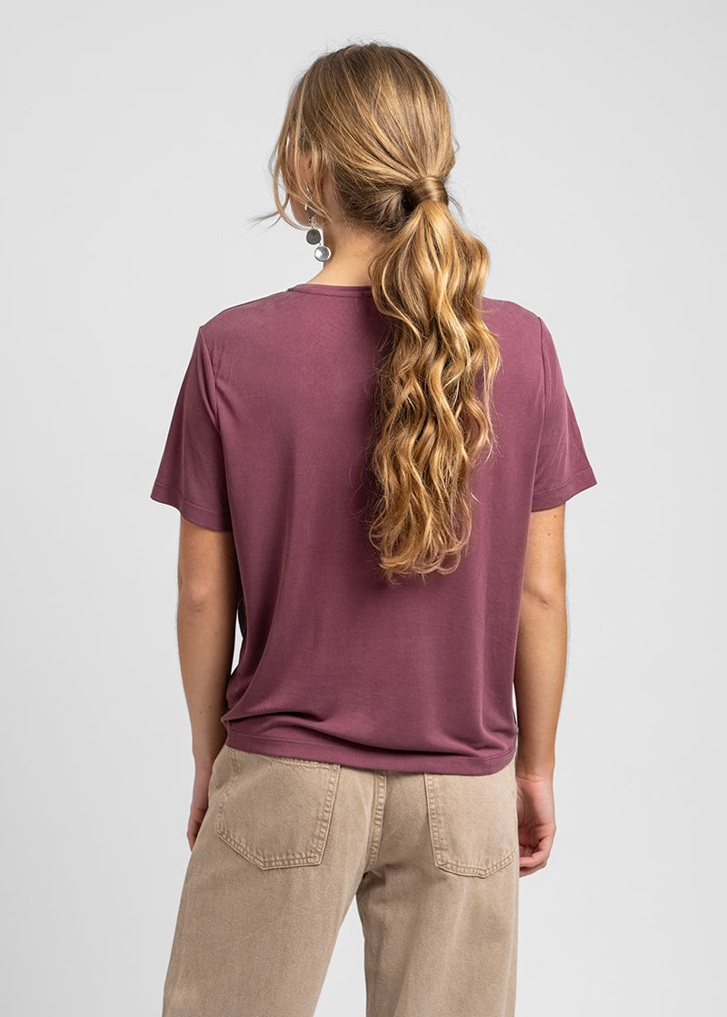 POLERA CELIA burdeo