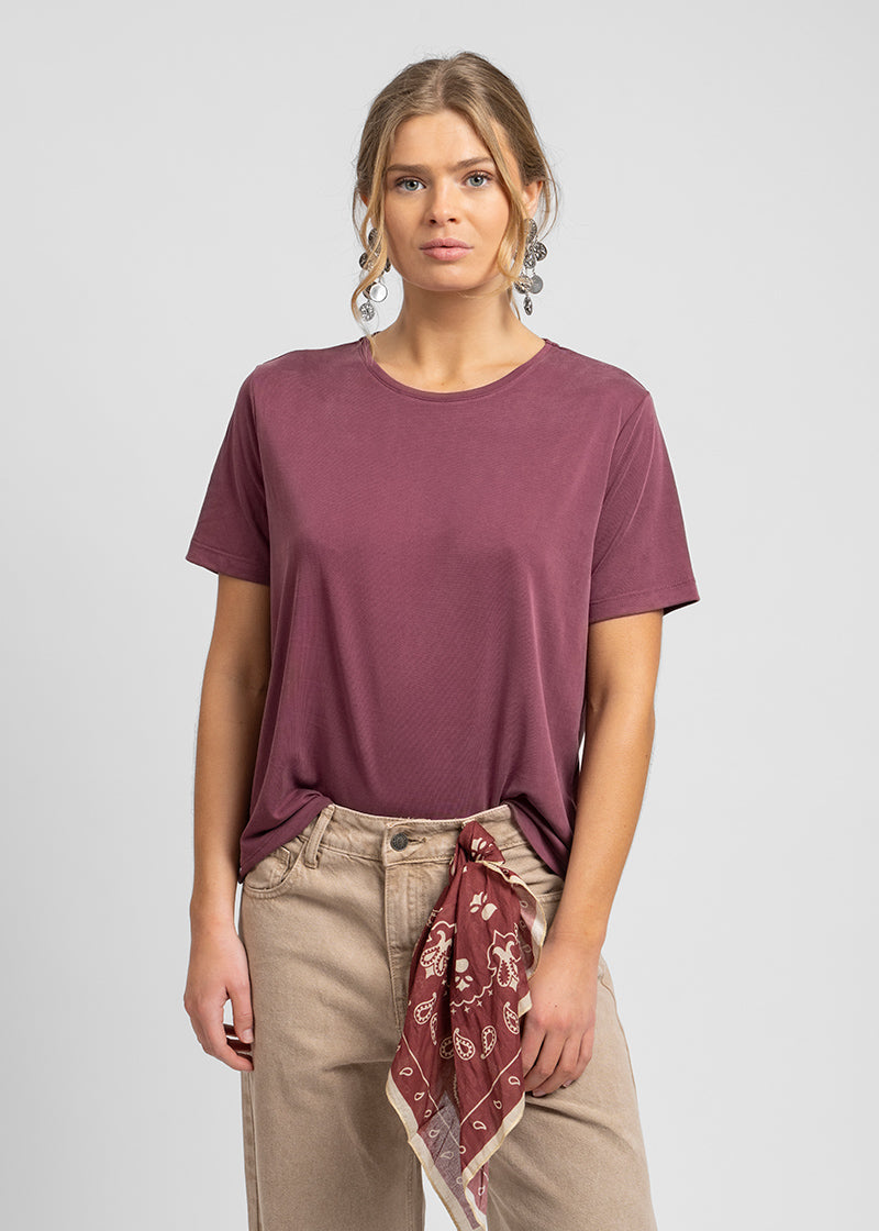 POLERA CELIA burdeo