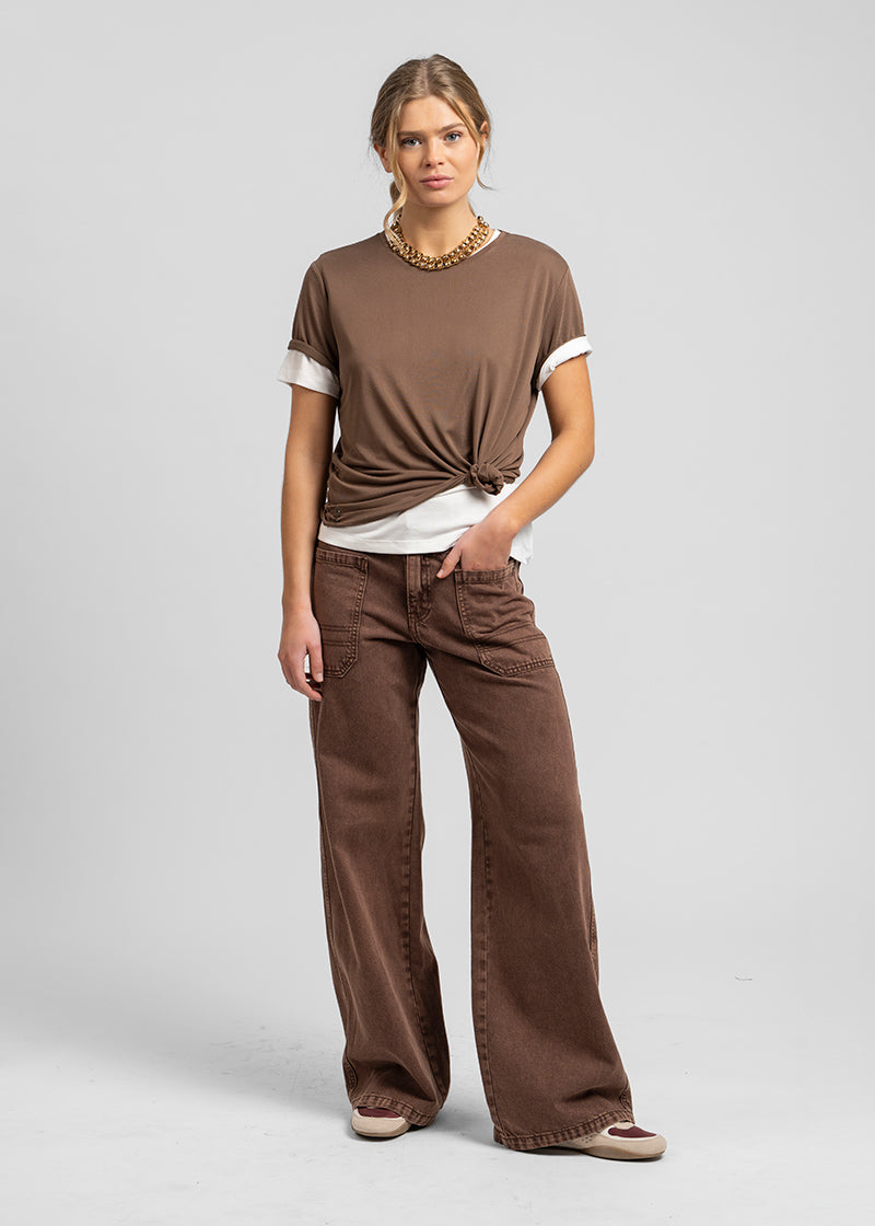 POLERA CELIA café