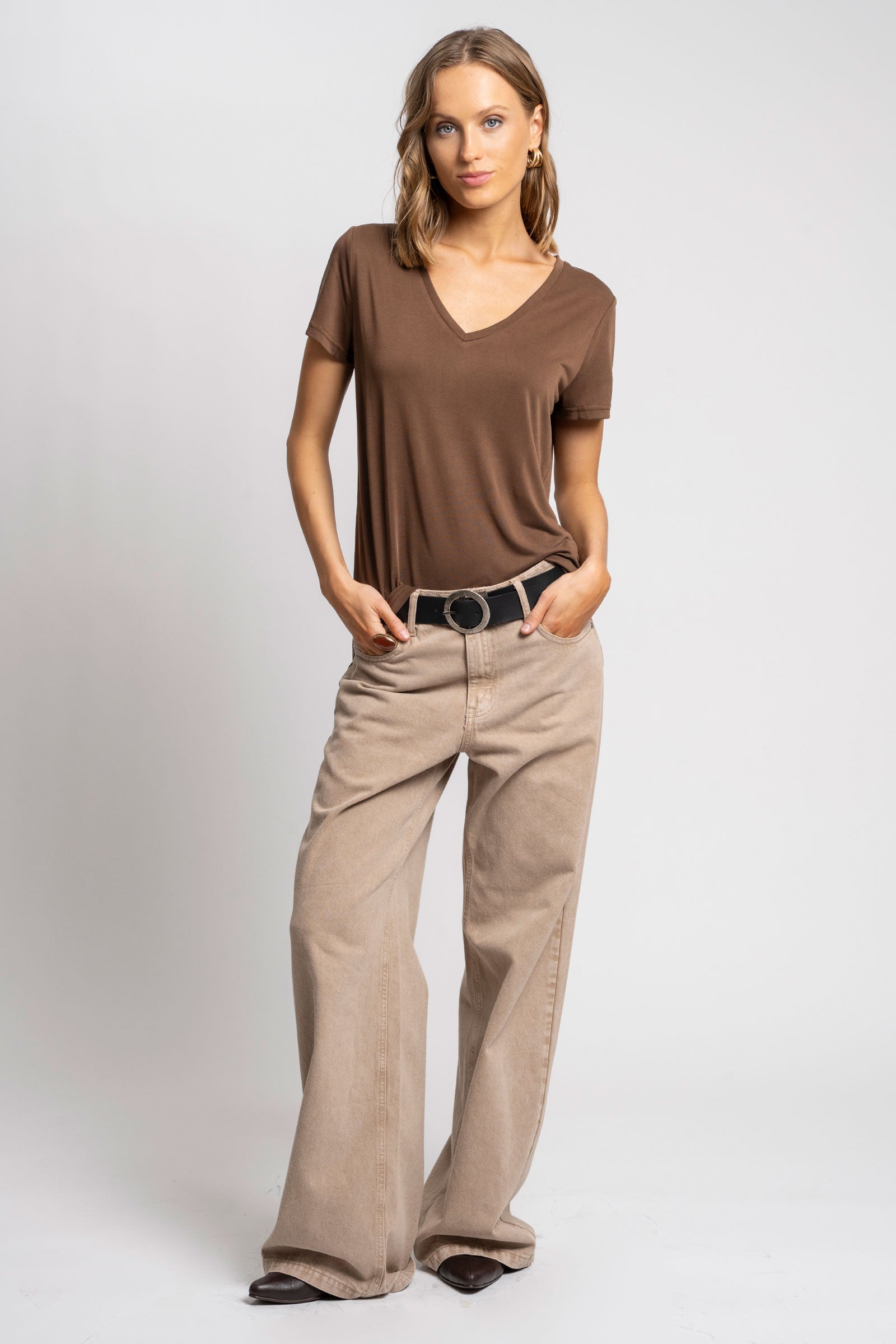 POLERA CLARA chocolate