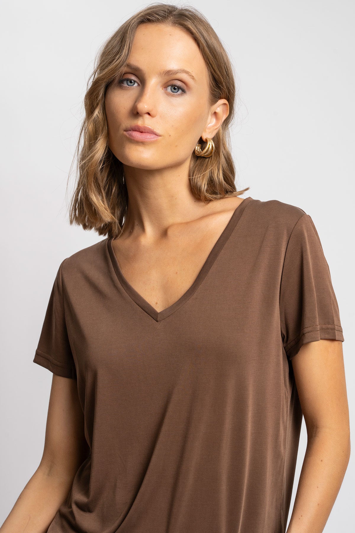 POLERA CLARA chocolate