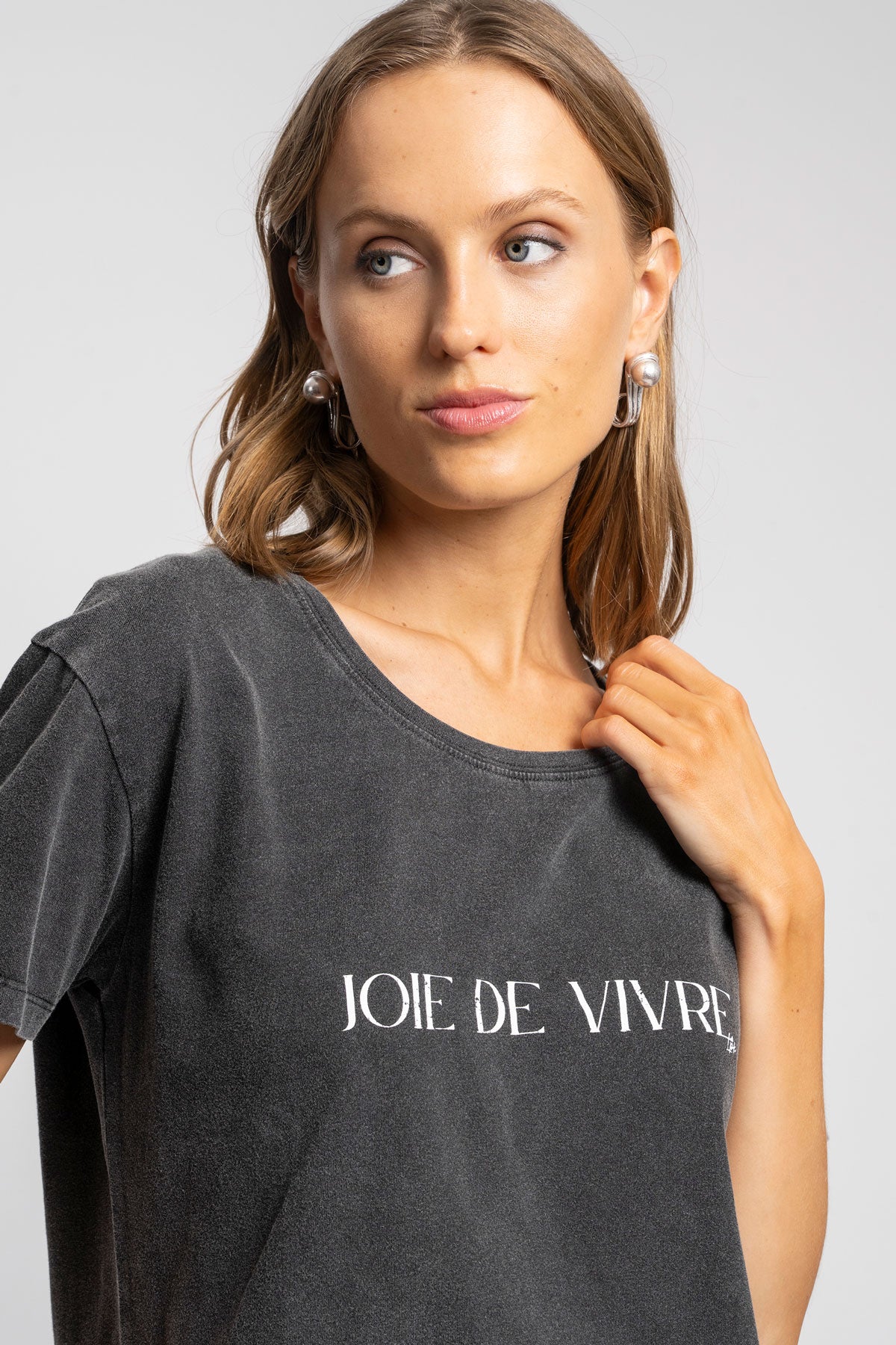 POLERA JOIE DE VIVRE grafito