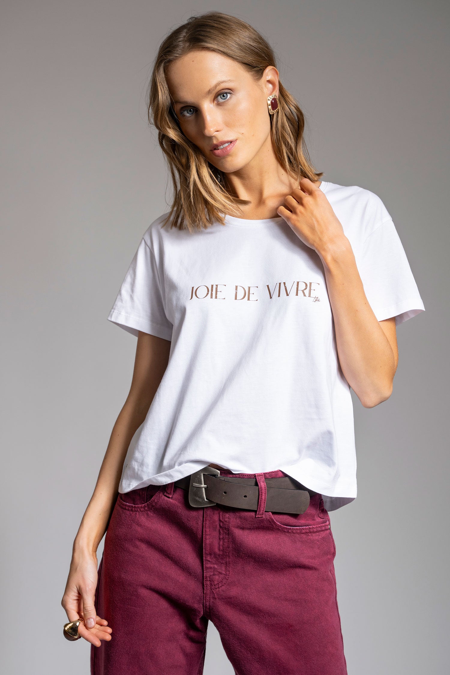 POLERA JOIE DE VIVRE blanco