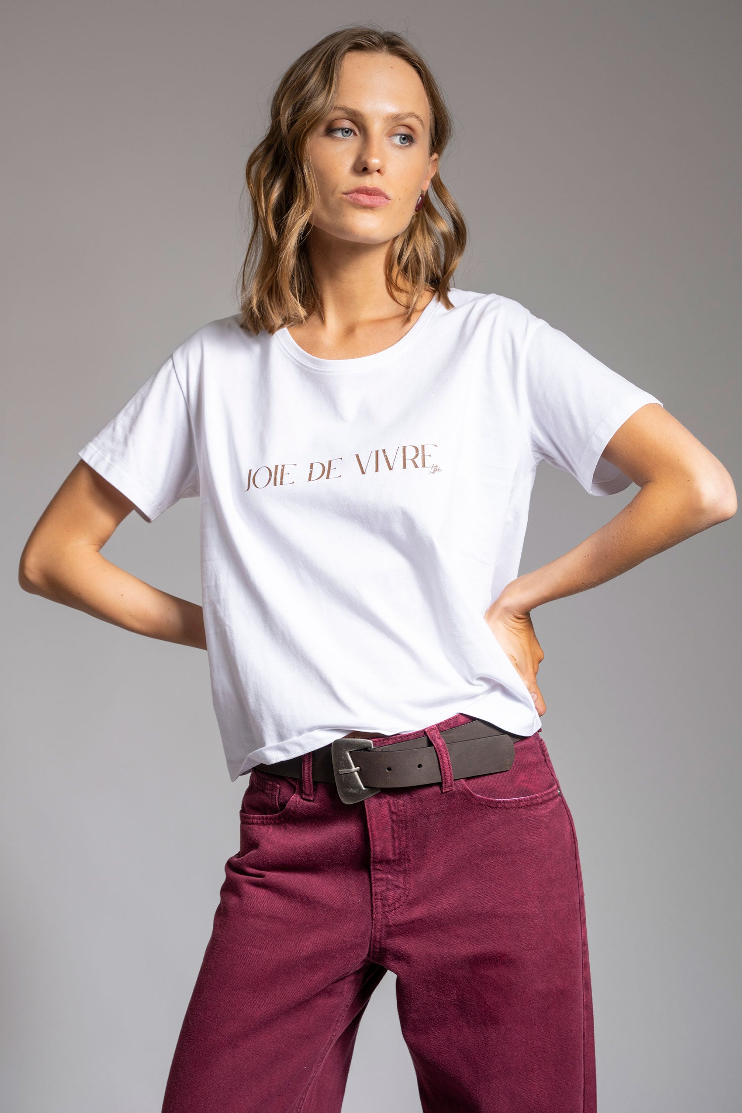 POLERA JOIE DE VIVRE blanco