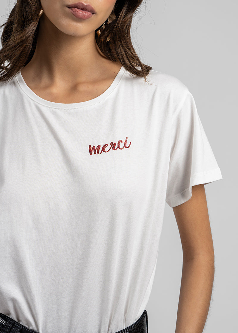 POLERA MERCI blanco