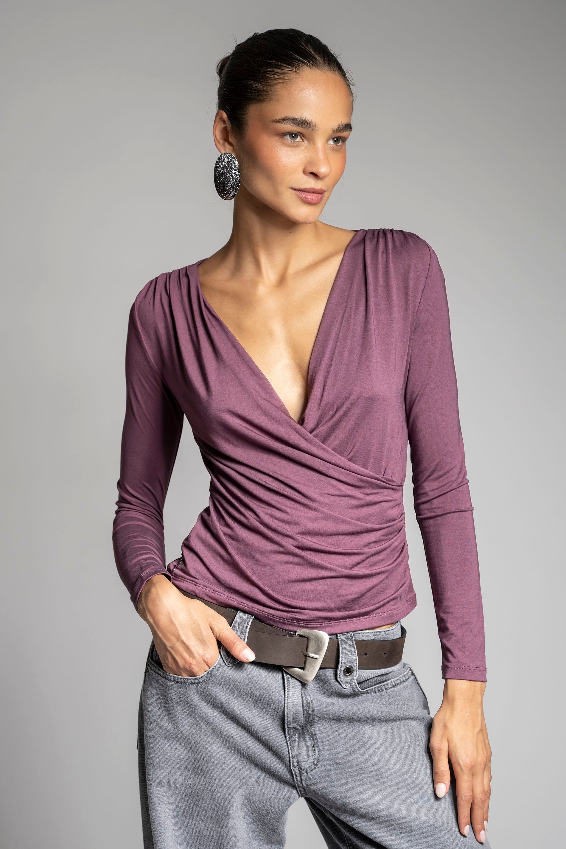 POLERA VICTORIA malva