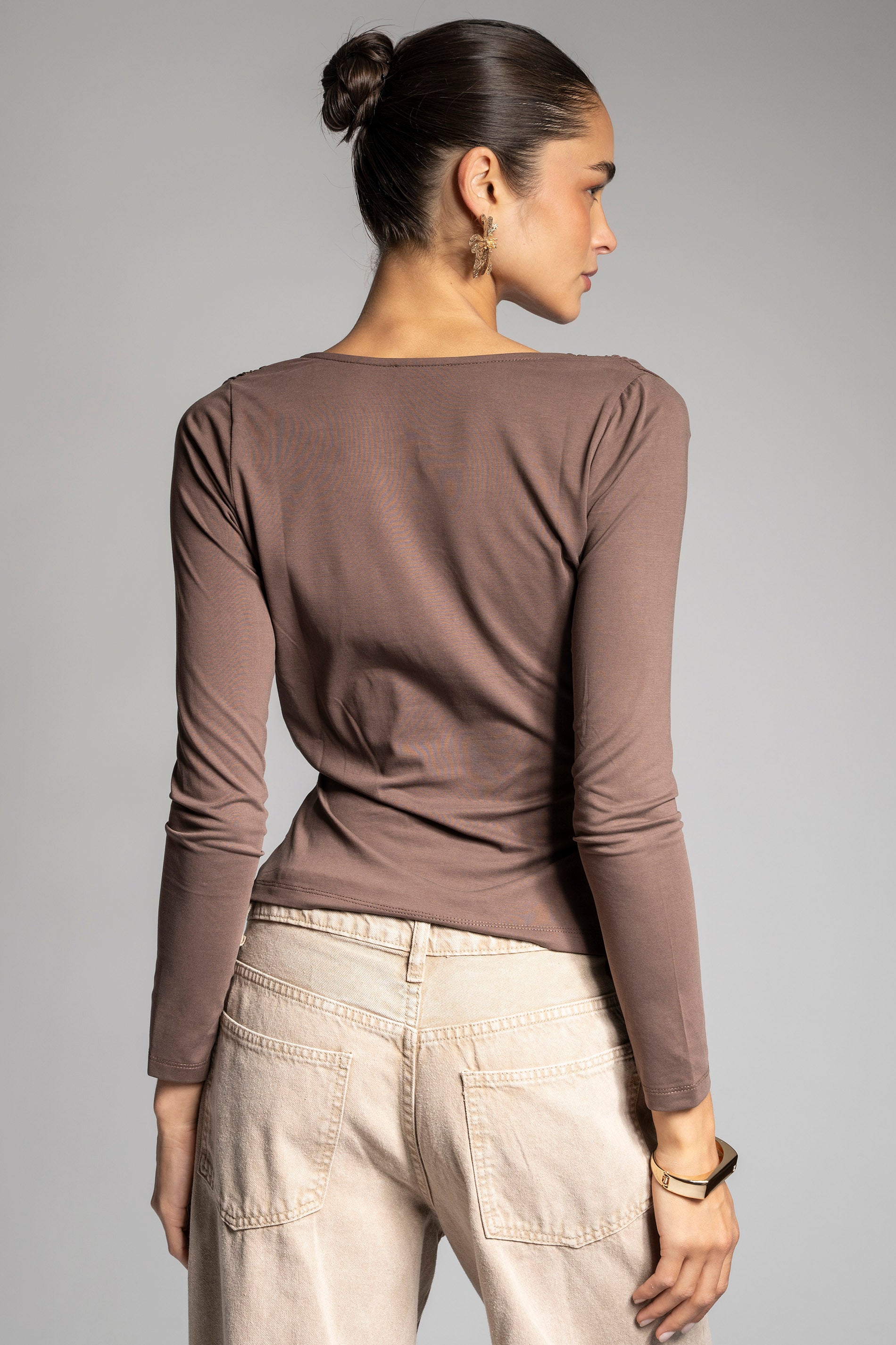 POLERA VICTORIA café