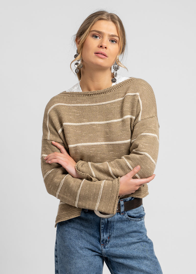 CHALECO ASTANA beige/crudo