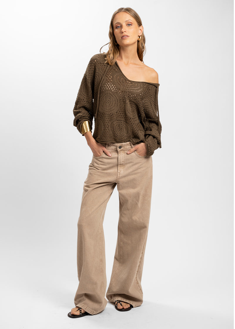 CHALECO PORTOFINO café