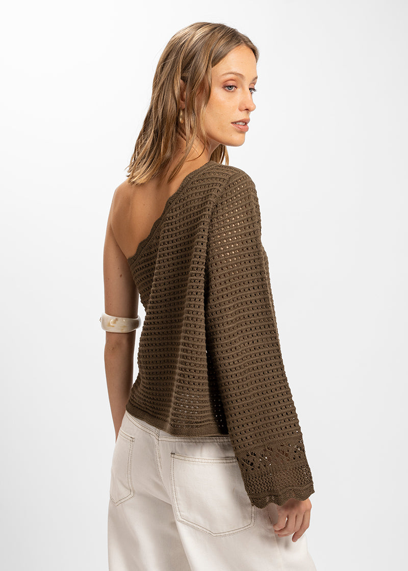 CHALECO POSITANO café