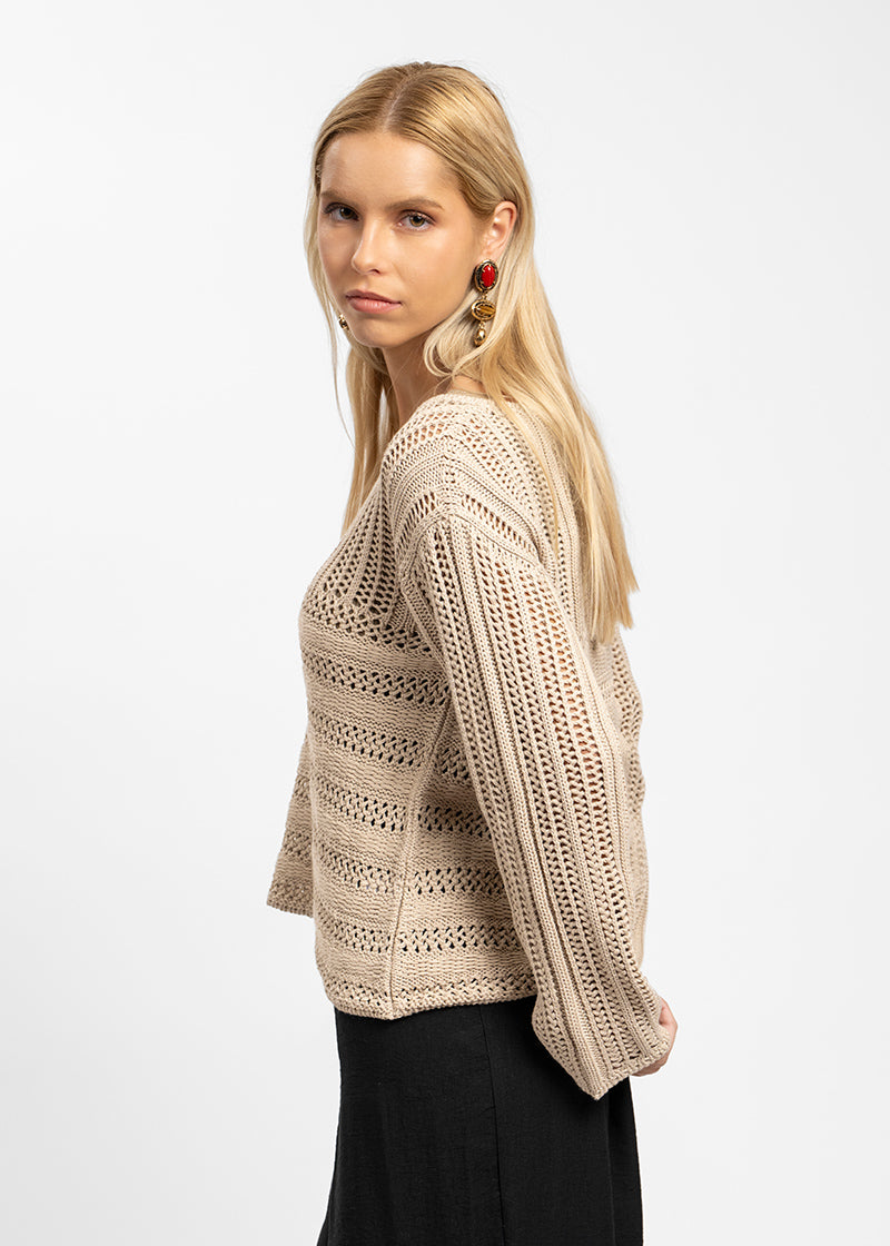 CHALECO TRANCOSO beige