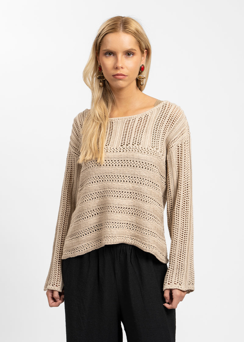 CHALECO TRANCOSO beige