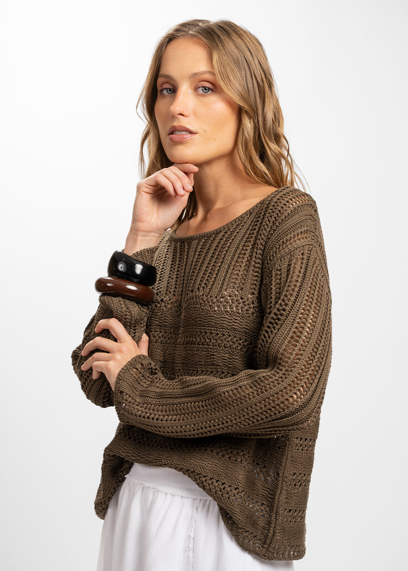 CHALECO TRANCOSO café