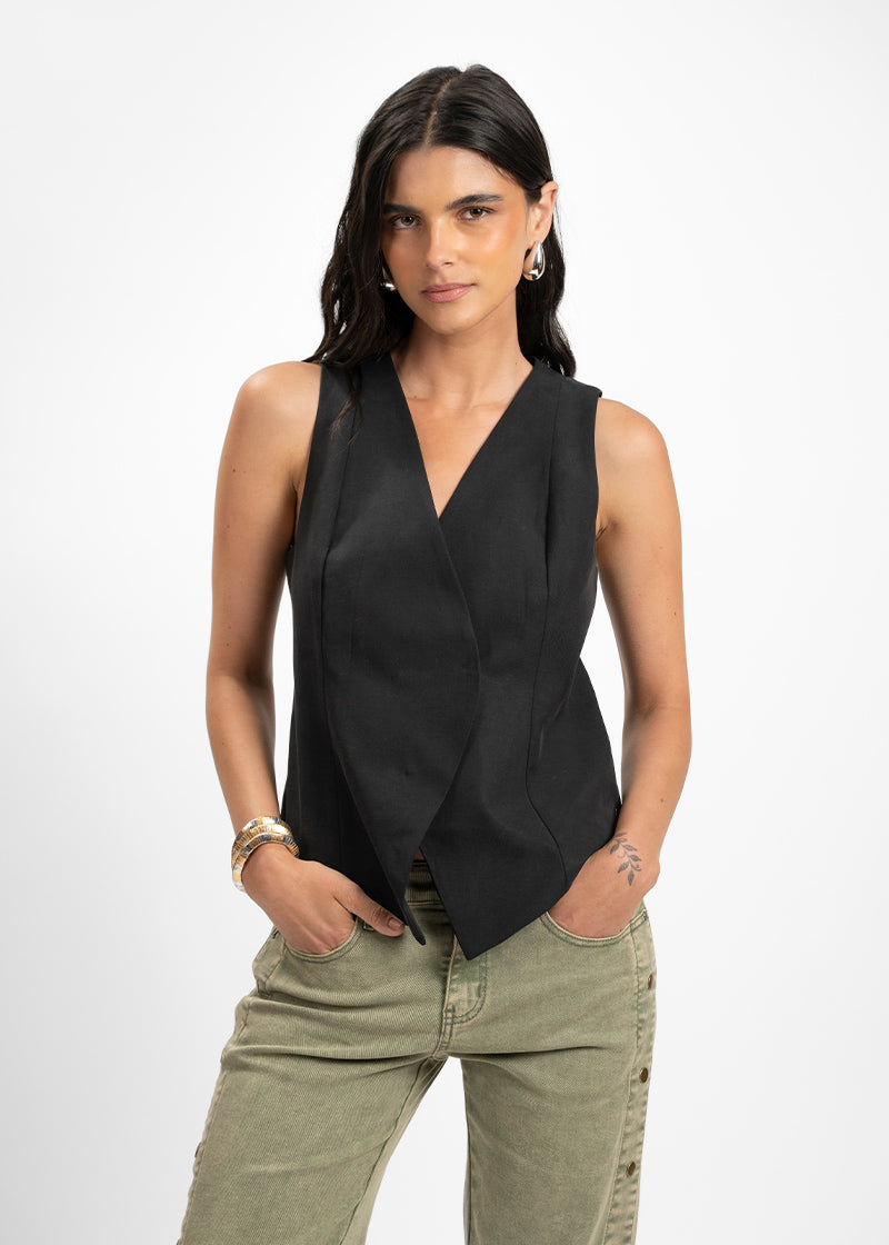 VEST GIA negro