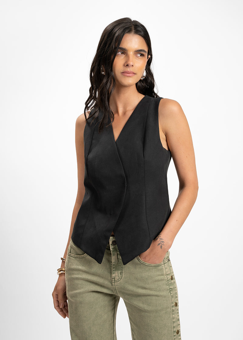 VEST GIA negro